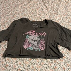 Poison cropped tshirt